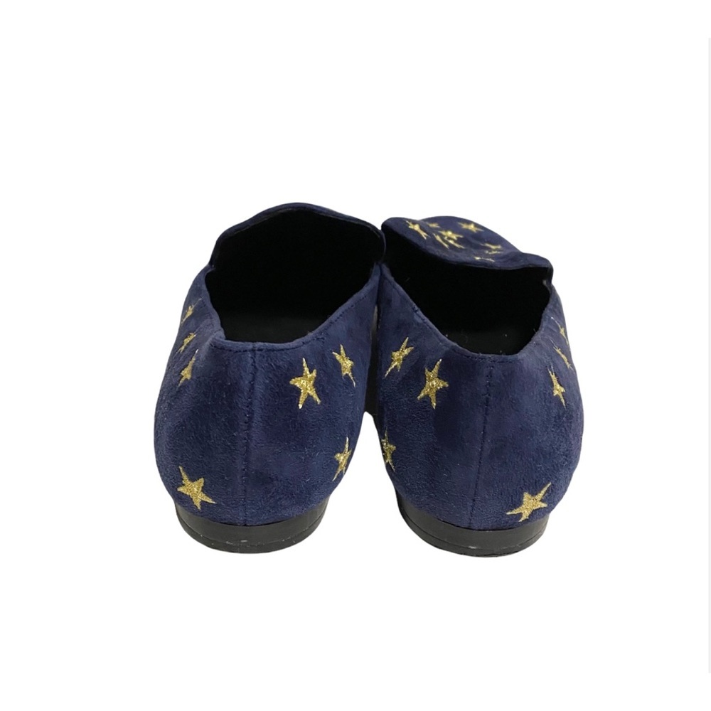 kenneth cole New York westley navy blue and gold star loafers size 7.5 - Picture 4 of 6